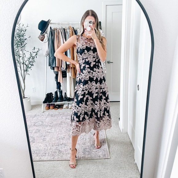 BHLDN Hithero Black Lace Tonya Dress - Picture 13 of 15